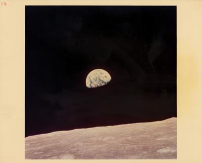 Lot #9633 Apollo Original Vintage 'Earthrise' Photograph - Image 1