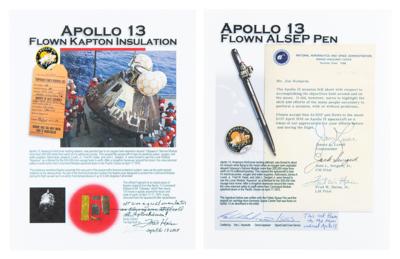 Lot #9418 Apollo 13 Kapton Foil and Space Pen Ink