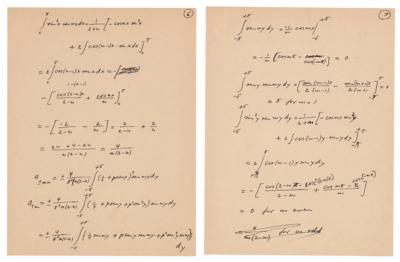 Lot #9057 Hans Hosenthien Archive of Handwritten Papers - Image 2