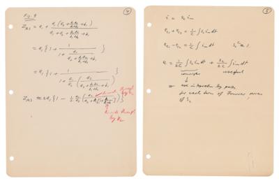 Lot #9057 Hans Hosenthien Archive of Handwritten Papers - Image 6