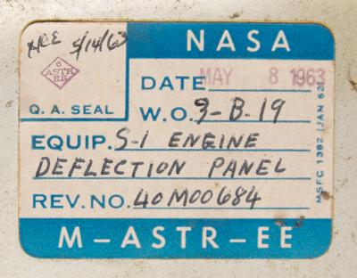 Lot #9652 Apollo Saturn 1 Engine Deflection Meter - Image 7