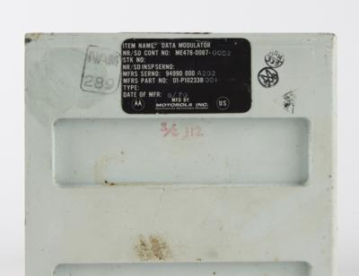Lot #9646 Apollo CM Block II Data Modulator ('J' Missions) - Image 3