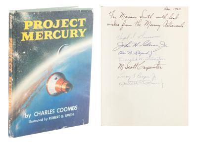 Lot #9065 Mercury 7 Signed Book
