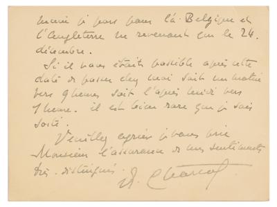 Lot #213 Jean-Baptiste Charcot Autograph Letter Signed - Image 1