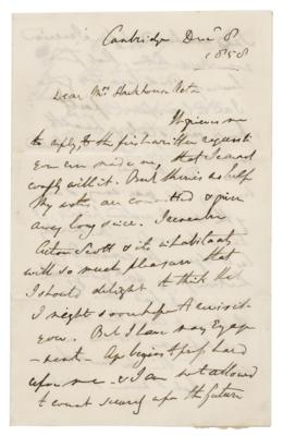 Lot #231 Adam Sedgwick Autograph Letter Signed - Image 1