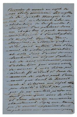 Lot #244 Johan Jakob Bachofen Autograph Letter Signed - Image 3