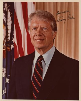 Lot #68 Jimmy Carter Signed Photograph - From the Collection of Dr. Otto Berg
