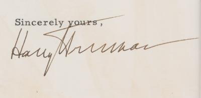 Lot #138 Harry S. Truman Typed Letter Signed on Senate Career - Image 2