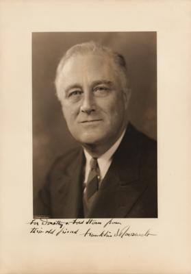 Lot #34 Franklin D. Roosevelt Signed Photograph