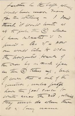 Lot #442 John Singer Sargent Autograph Letter Signed - Image 2