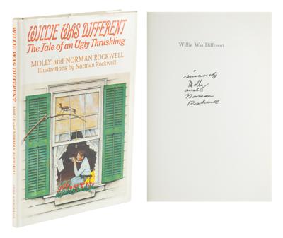 Lot #439 Norman Rockwell Signed Book