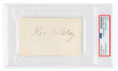 Lot #480 Leo Tolstoy Signature - PSA/DNA Encapsulated - Image 1