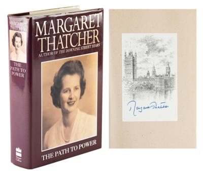 Lot #322 Margaret Thatcher Signed Book - Image 1