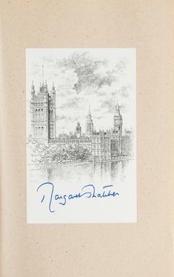 Lot #322 Margaret Thatcher Signed Book - Image 2