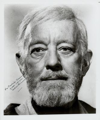 Lot #694 Star Wars: Alec Guinness Signed Photograph - Image 1