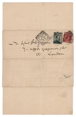 Lot #501 Giacomo Puccini Autograph Letter Signed - Image 2