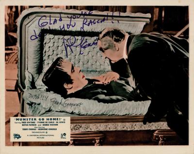 Lot #592 Munsters: Fred Gwynne and Al Lewis Signed Photograph