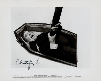 Lot #661 Christopher Lee Signed Photograph - Image 1