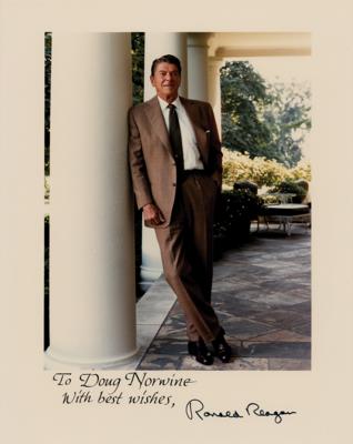 Lot #49 Ronald Reagan Signed Photograph - Image 1