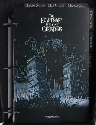 Lot #617 Tim Burton: Edward Scissorhands and Nightmare Before Christmas Promo Materials and Style Guide - Image 4
