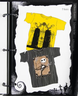 Lot #617 Tim Burton: Edward Scissorhands and Nightmare Before Christmas Promo Materials and Style Guide - Image 5