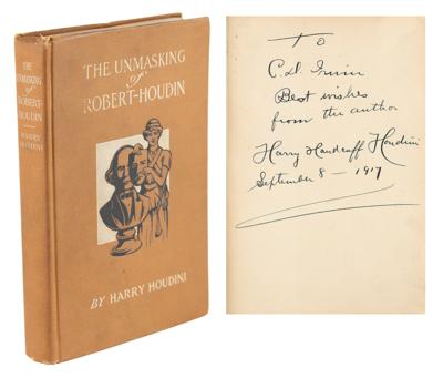 Lot #578 Harry Houdini Signed Book - Image 1