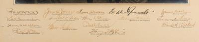 Lot #37 Franklin D. Roosevelt and Cabinet Oversized Signed Photograph - Image 2