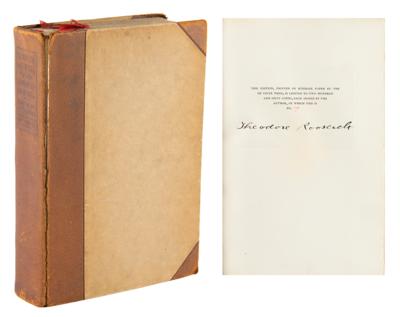 Lot #30 Theodore Roosevelt Signed Book: Outdoor