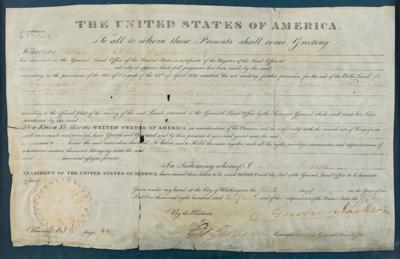 Lot #9 Andrew Jackson Document Signed as President - Image 2
