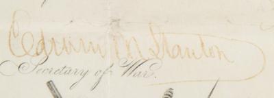 Lot #20 Abraham Lincoln Document Signed as President for Civil War Hospital Chaplain - Image 3