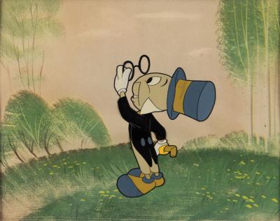 Lot #459 Jiminy Cricket production cel from Mickey Mouse Club - Image 1