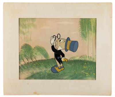 Lot #459 Jiminy Cricket production cel from Mickey Mouse Club - Image 2