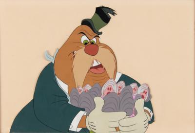 Lot #445 Walrus and Oysters production cel from Alice in Wonderland