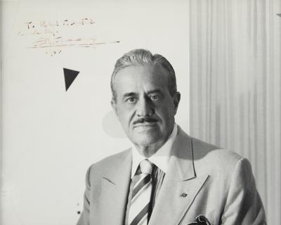 Lot #436 Raymond Loewy Signed Photograph - Image 1