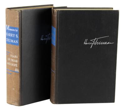 Lot #137 Harry S. Truman (2) Signed Books