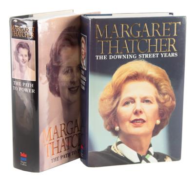 Lot #323 Margaret Thatcher (2) Signed Books