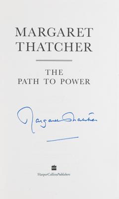 Lot #323 Margaret Thatcher (2) Signed Books - Image 2