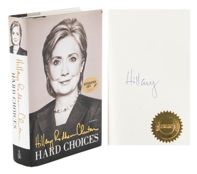 Lot #78 Hillary Clinton Signed Book