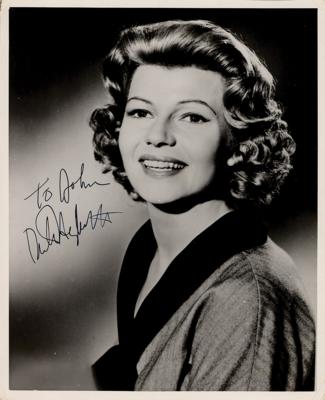 Lot #647 Rita Hayworth Signed Photograph
