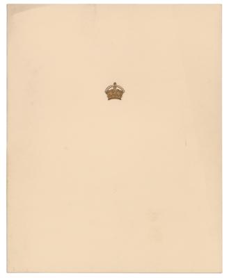 Lot #268 Elizabeth, Queen Mother Signed Christmas Card (1963) - Image 2
