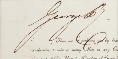 Lot #285 King George IV Signature - Image 2