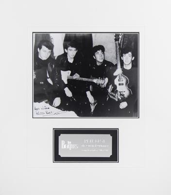 Lot #538 Beatles: Pete Best Signed Photograph