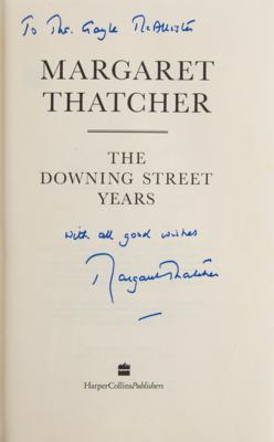 Lot #324 Margaret Thatcher Signed Book - Image 2