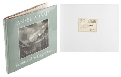 Lot #430 Ansel Adams Signed Book