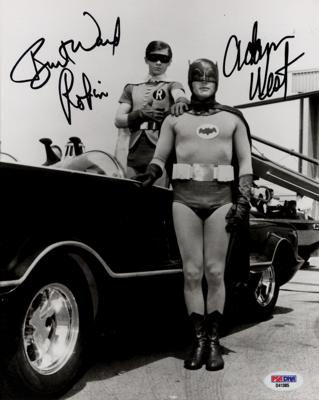 Lot #608 Batman: Adam West and Burt Ward Signed