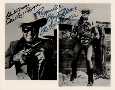 Lot #662 Lone Ranger: Clayton Moore Signed Photograph - Image 1