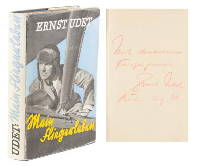 Lot #353 Ernst Udet Signed Book