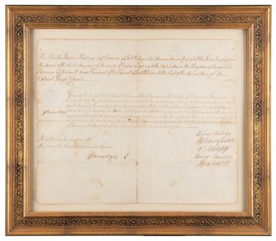 Lot #157 Warren Hastings Document Signed for Execution of Murderers - Image 2
