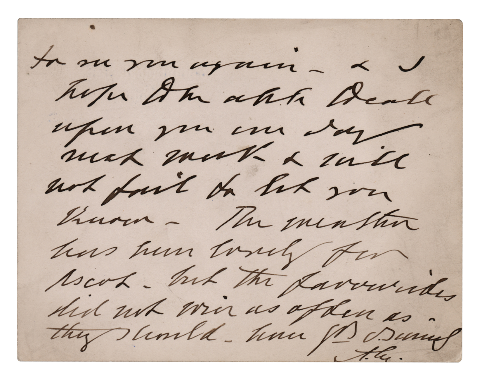 Lot #279 King Edward VII Autograph Letter Signed - Image 2