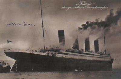 Lot #327 Titanic: Millvina Dean Signed Photograph